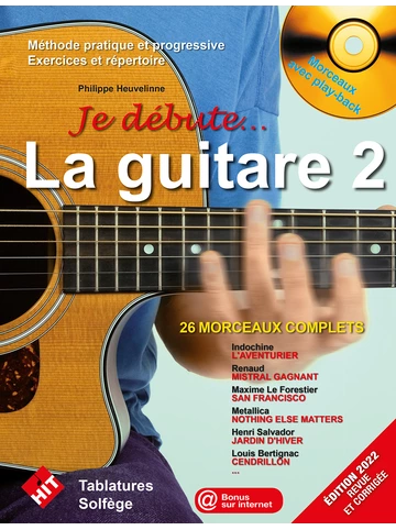 Je débute la guitare. Volume 2 (avec CD) Visual